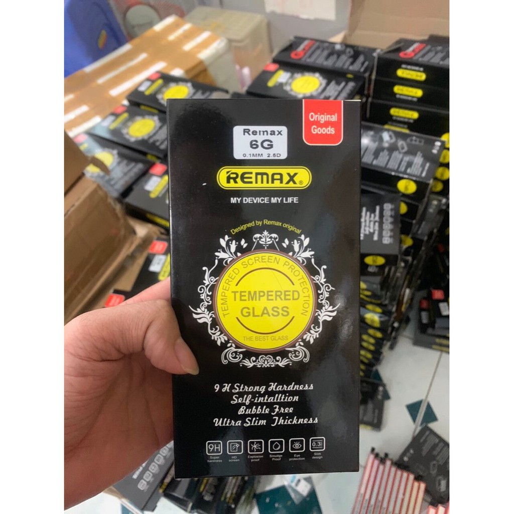 KÍNH CƯỜNG LỰC IPHONE REMAX SIÊU MỎNG 0,1MM _ IPHONE 5/5S 6/6s 6/6spl 7/8 7pl/8pl X/Xsmax/Xr/ip11/ip11pro/ip11promax