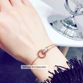 Lắc tay nữ titan Bicy Vàng hồng