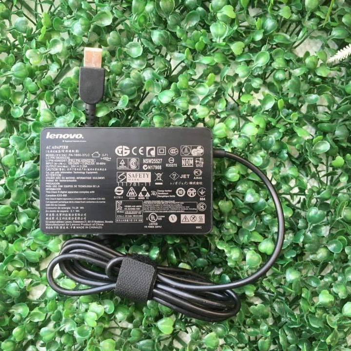 Adapter Sạc zin Laptop Lenovo 65W Slim Đầu Vuông 20V - 3.25A (ZIN)