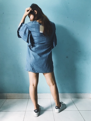 Clip Thật - Đầm cánh tiên hiệu Pull & Bear Authentic 100%