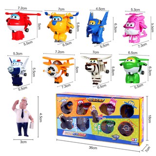 Bộ 9 Mô Hình Máy Bay Mini Đội Bay Siêu Đẳng