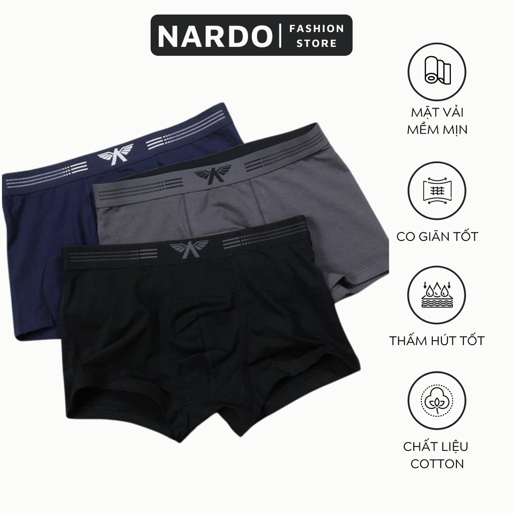 Quần lót nam quần sịp đùi boxer Aristino chính hãng chất liệu 100% cotton