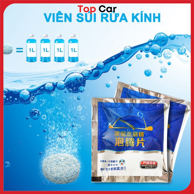 Nước Rửa Kính Ô Tô - Viên Sủi Rửa Kính Ô Tô - 1 Viên