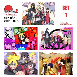 Set 5 Tấm Poster Áp Phích Anime Boruto - Naruto Next Generations - PosterTrang Trí Nhà Cửa By AnimeX