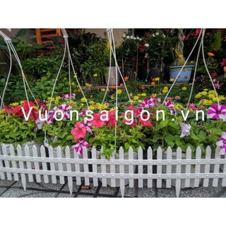 Hàng rào nhựa 55cm X 14cm trang trí giáng sinh- Green City