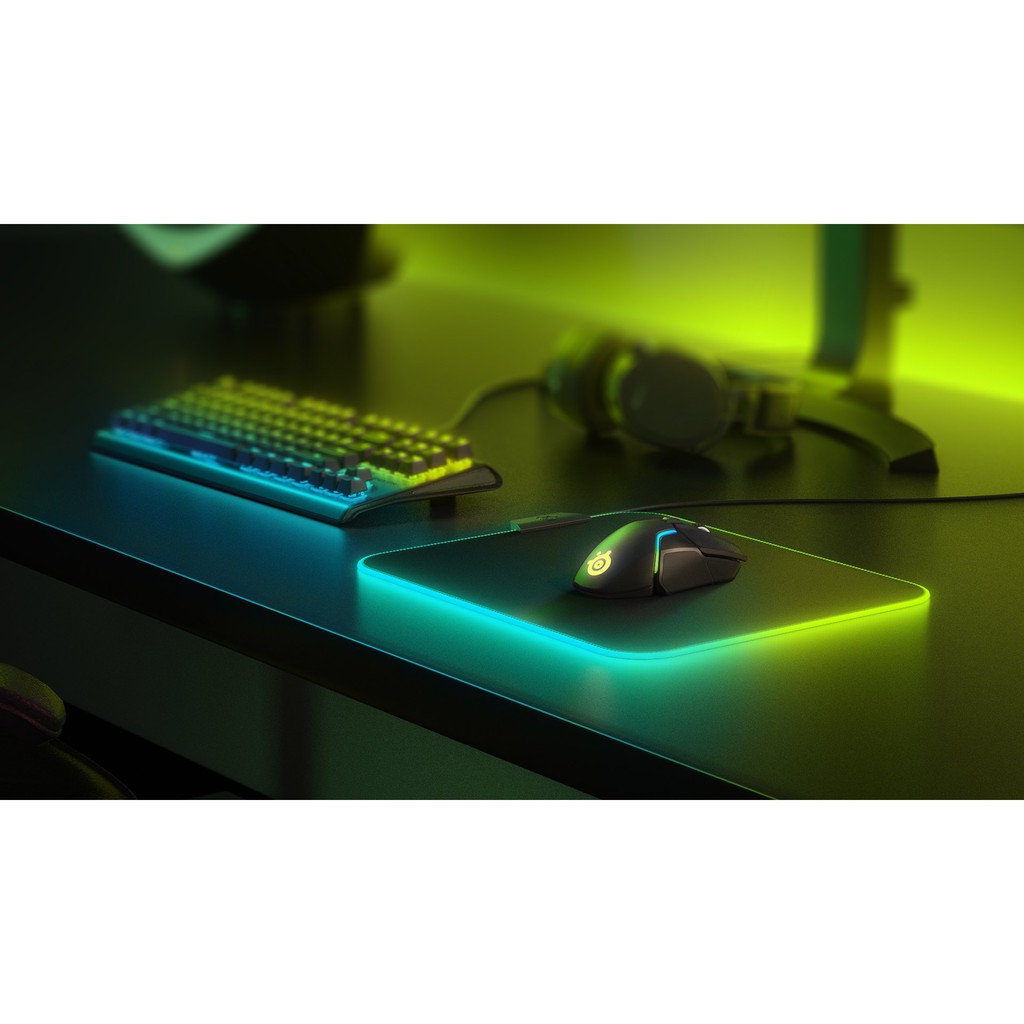 Lót Chuột SteelSeries QcK Prism Cloth 3XL RGB - Hàng Chính Hãng