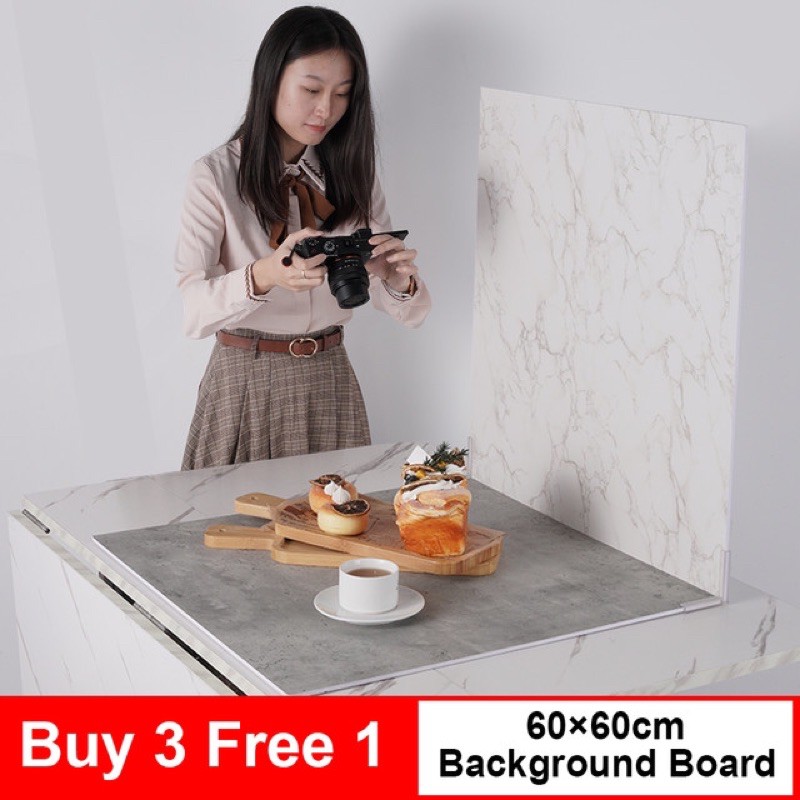 Bộ 2 khung cứng chụp ảnh tấm phông 3D kích thước 60x60cm
