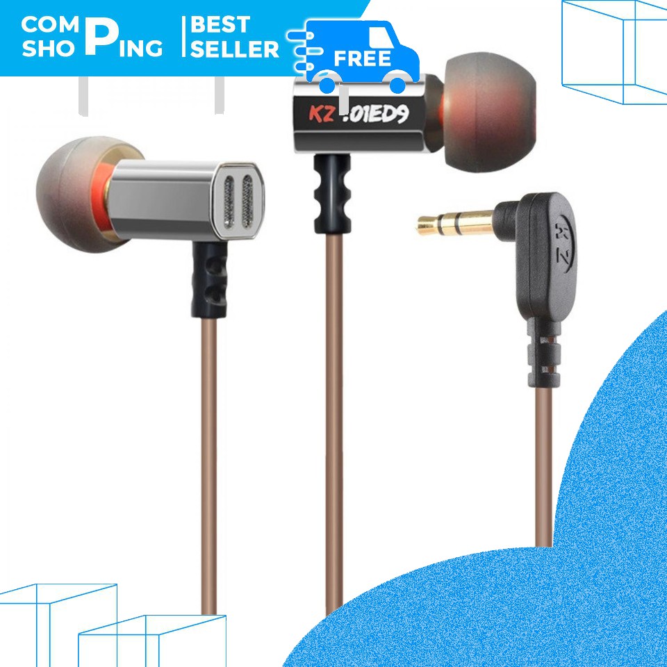 Tai Nghe Knowledge Zenith 3.5mm Có Mic Kz-ed9 Chất Lượng Cao