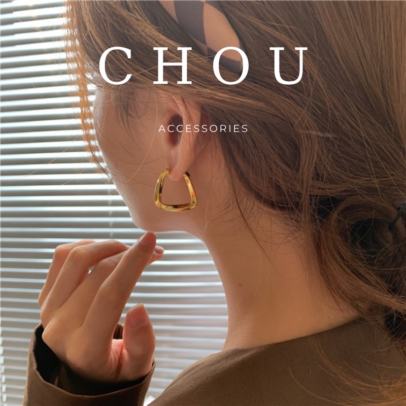 Bông Tai Vuông Vintage | CHOU ACCESSORIES |