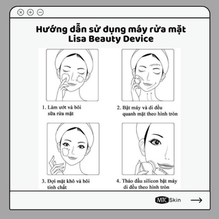 máy rửa mặt Lisa