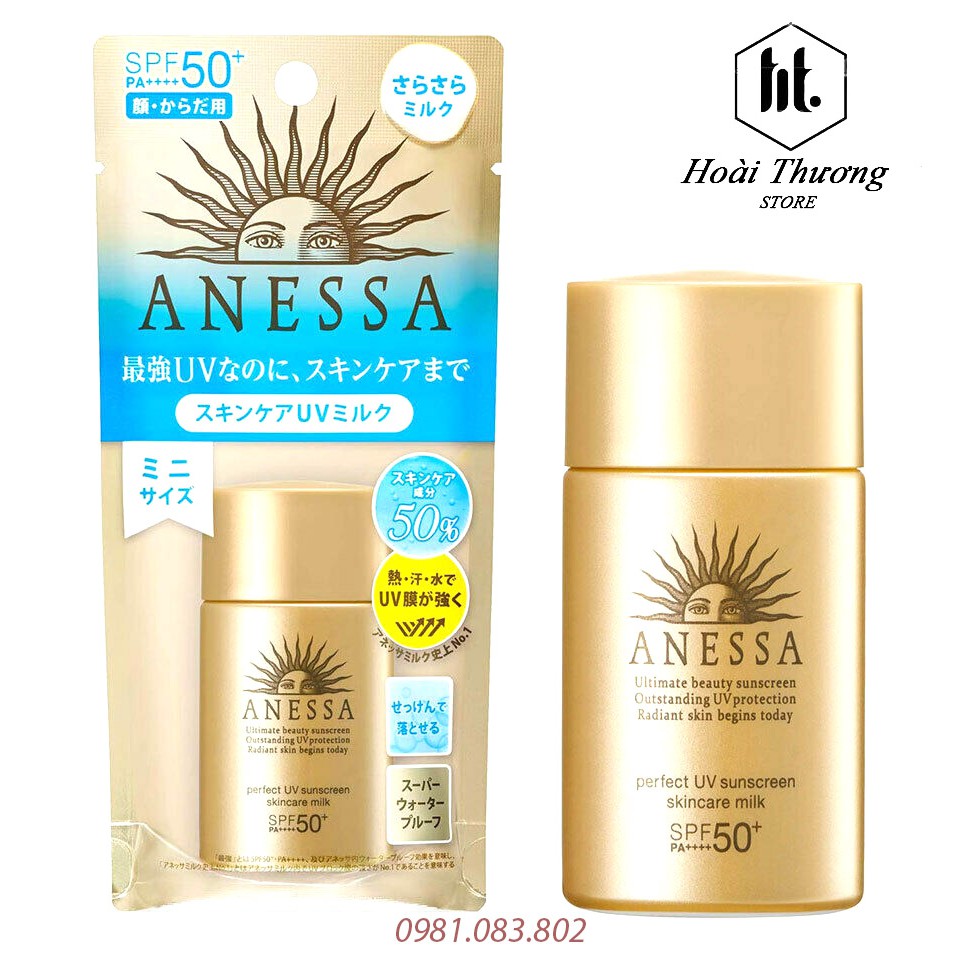 [Chính Hãng] Kem Chống Nắng Shiseido Anessa 60ml Perfect UV Sunscreen Skincare Milk