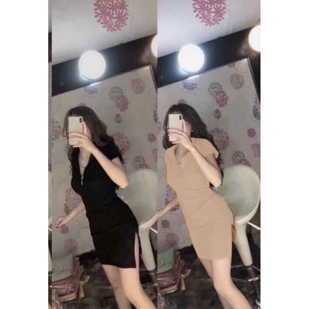 ĐẦM BODY DÂY KÉO XẺ TÀ TRẺ TRUNG -NĂNG ĐỘNG-SÀNH ĐIỆU(HÌNH THẬT 100%) | BigBuy360 - bigbuy360.vn