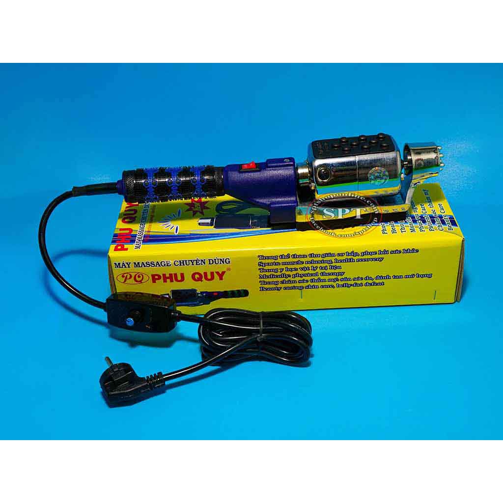 Máy massage cầm tay Phú Quý LOẠI 1, máy massage có cán cầm rung mạnh