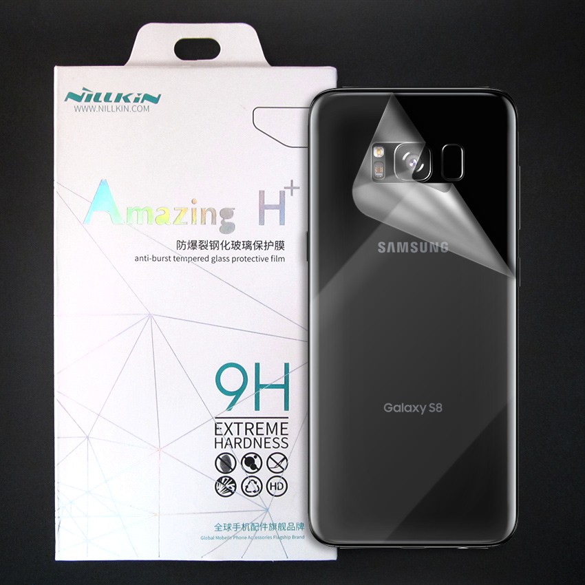 Miếng dán Nano Galaxy S8 Plus mặt sau siêu dẻo hiệu Nillkin cao cấp trong suốt