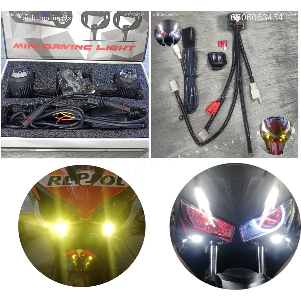 🎉Freeship Extra🎉 Combo Bi Cầu Mini + Mạch Auto Passing SH Thông Minh