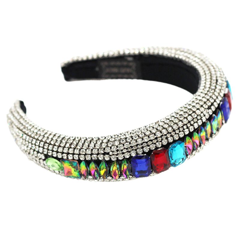 Băng Đô Nhung Đính Đá Lấp Lánh Sang Trọng Cho Nữ