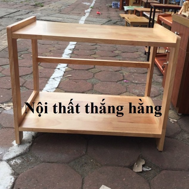 kệ đa năng gỗ cao su 2 tầng (Hỏa tốc 1H)