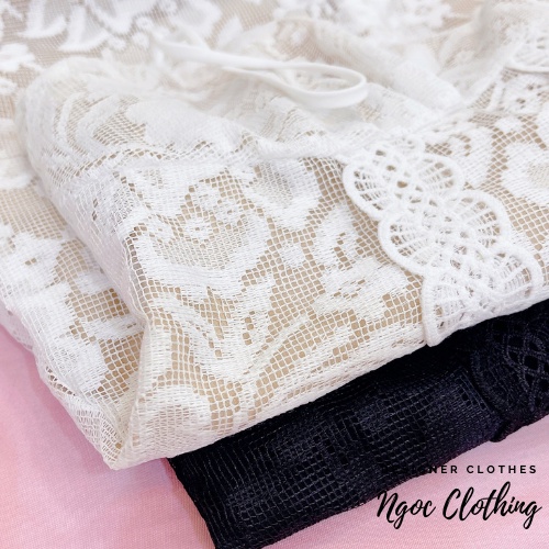 Váy 2 dây xòe phối ren NGOCCLOTHING nữ  Đầm 2s ren dáng ngắn, phong cách quyến rũ, gợi cảm HOT