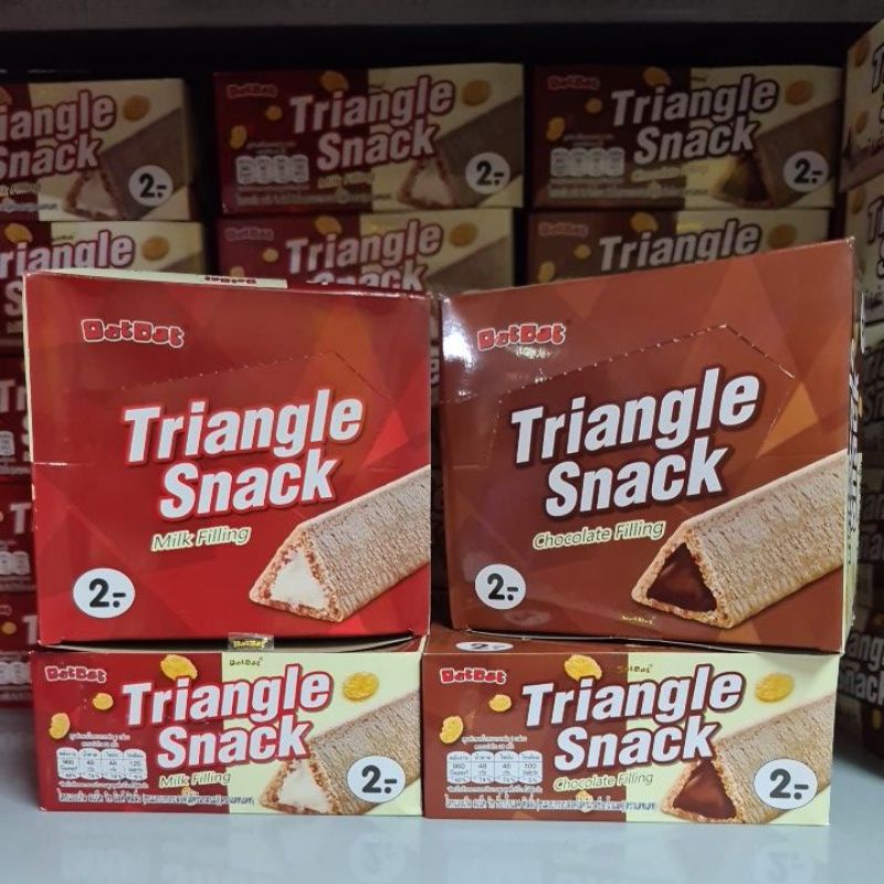 Bánh Xốp Giòn Triangle Snack Thái Lan Hộp 192gr ( 24 Gói )