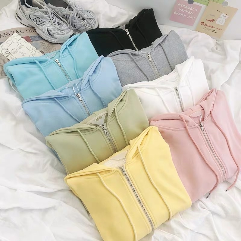 Áo khoác nỉ da cá ulzzang N011