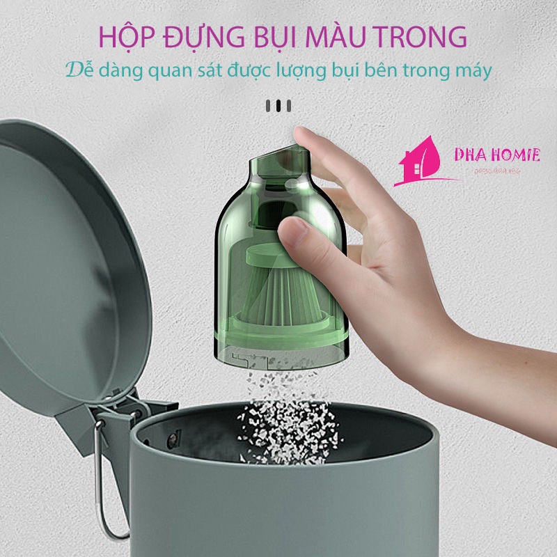 MÁY HÚT BỤI CẦM TAY MINI, HÚT LÔNG CHÓ MÈO, HÚT BỤI Ô TÔ BẢO HÀNH 6 THÁNG.