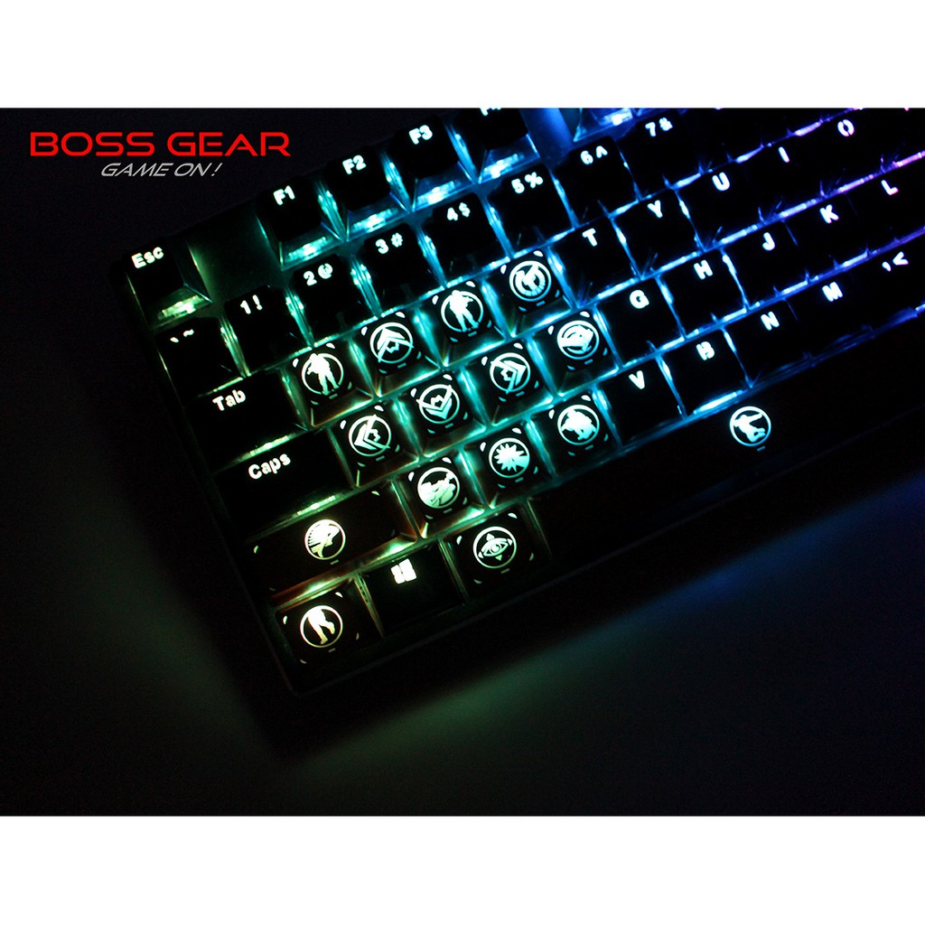 Bộ Keycap PUBG 15 nút màu vàng ( Xuyên LED,chuẩn OEM ,High Profile )