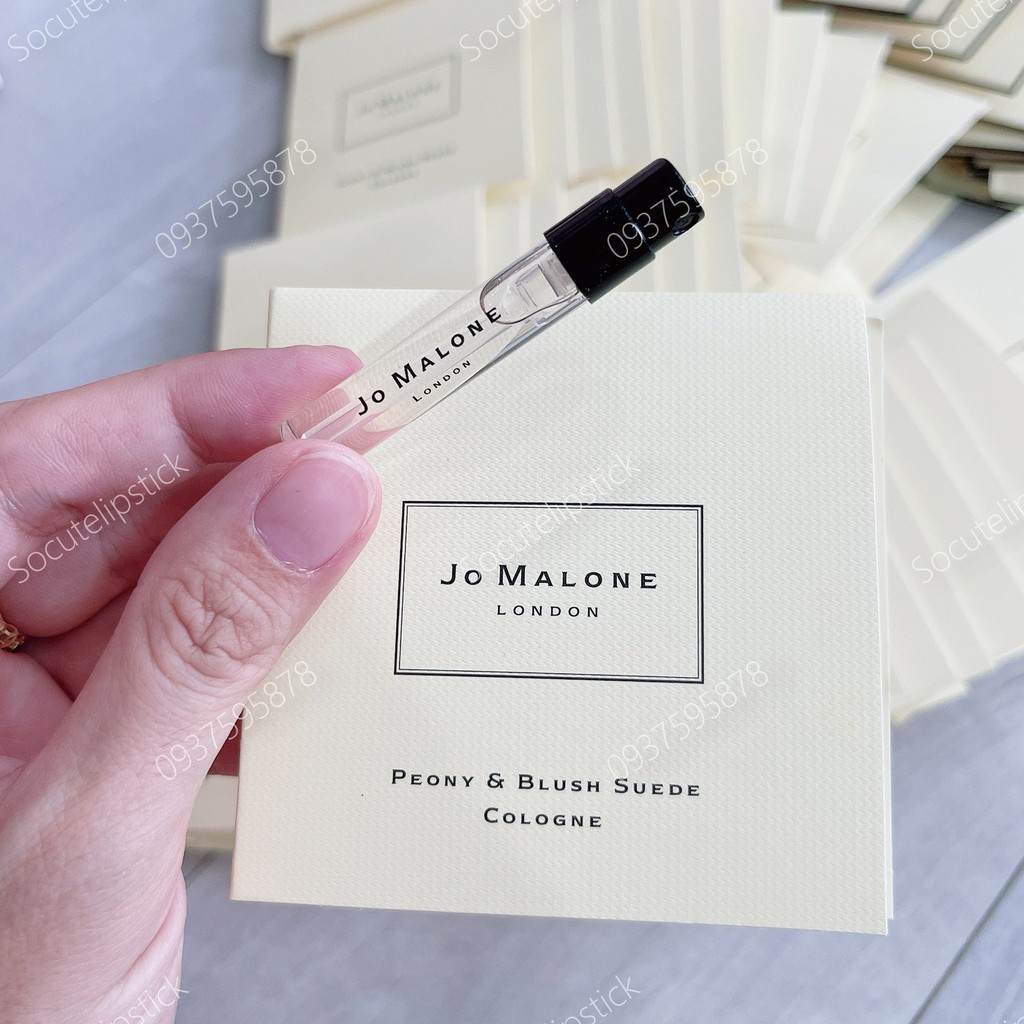 Sample mẫu thử Vial Nước hoa chính hãng JOMALONE Jo Malone Peony Blush Suede 1.5ml