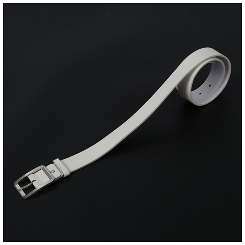 Dây Nịt Giả Da Với Khóa, Kiểu Dáng Đơn Giản, Dùng Cho Nam