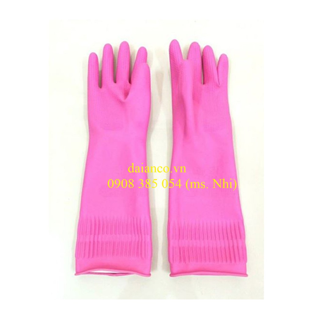 Găng tay cao su chống hóa chất Hàn Quốc- Đủ size, hình thật, hàng sẵn
