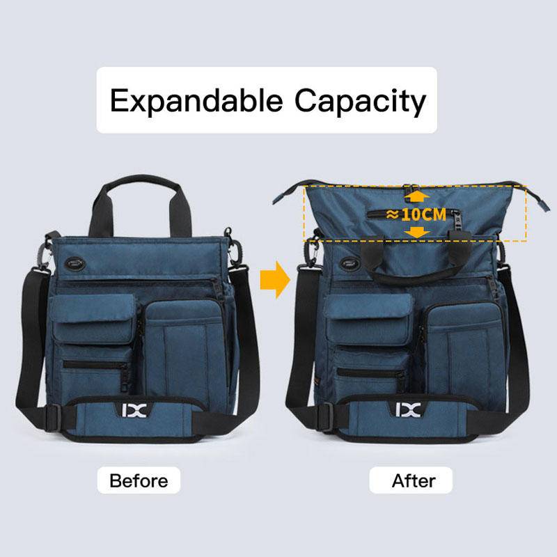 Túi Xách Đeo Chéo Vai Bằng Vải Oxford Sức Chứa Lớn Chống Thấm Nước Cho Nam