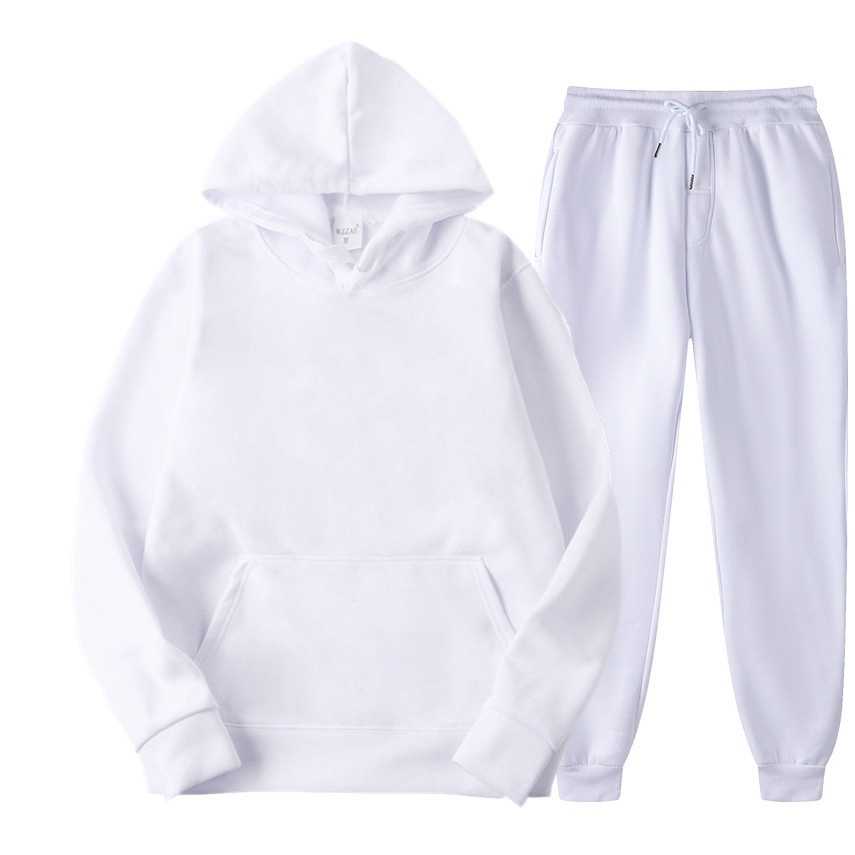 Bộ Áo Hoodie + Quần Thể Thao Unisex Thời Trang
