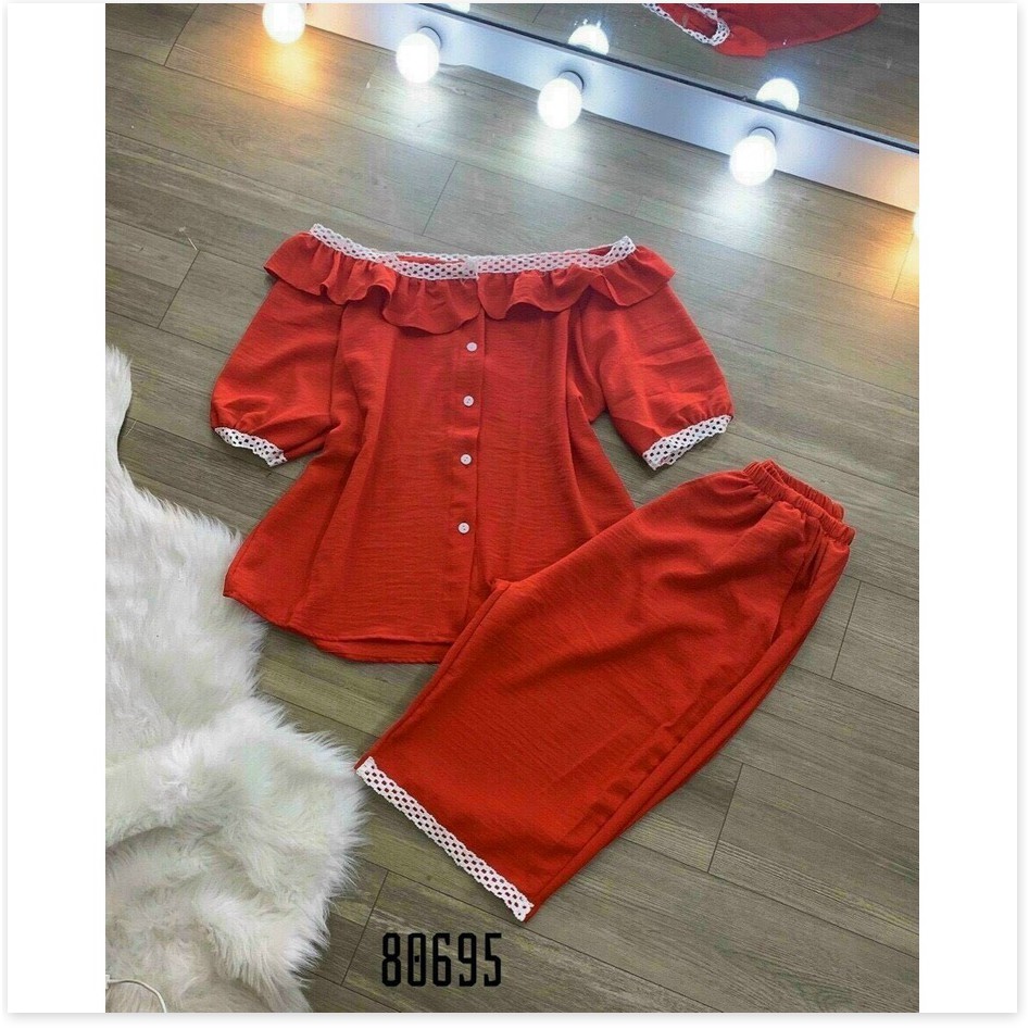 SET BỘ ĐỒ NỮ MẶC NHÀ CỰC XINH CHO CÁC  CHỊ EM THỜI TRANG MỚI NHẤT HIỆN NAY