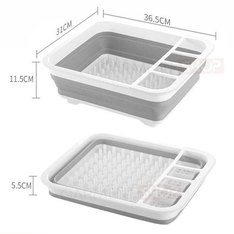 Giá Phơi Chén Dĩa Bằng Silicone Gấp Gọn Tiện Dụng | BigBuy360 - bigbuy360.vn