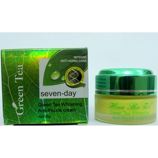 Kem Green tea Hua shu li seven day Dưỡng Trắng Da Ngọc Trai Trà Xanh
