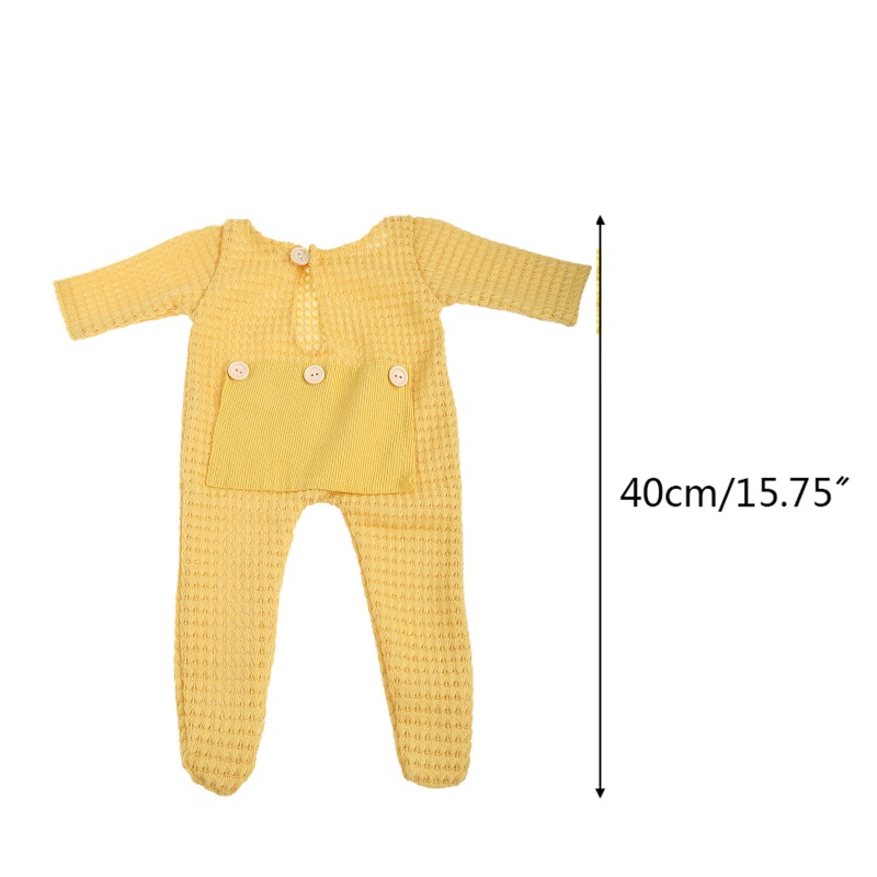 Set 2 Món Áo Liền Quần + Mũ Beanie Cho Bé Sơ Sinh Chụp Ảnh