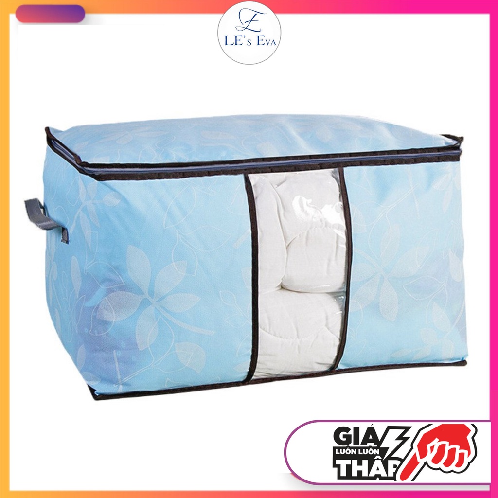 Túi Đựng Quần Áo Chăn Màn Chất Liệu Than Tre Hoạt Tính Big Size 60Cm