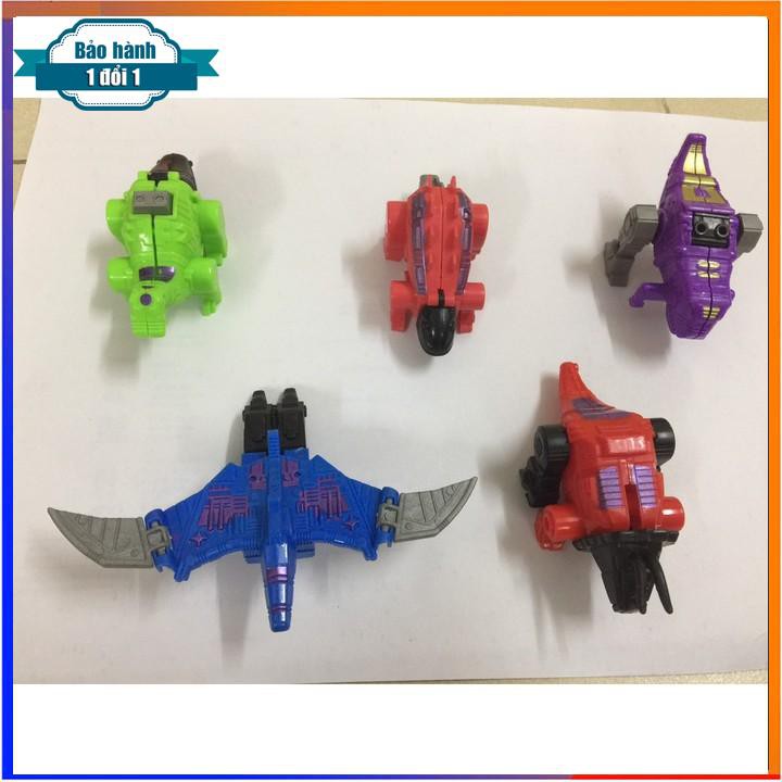 [ Gía siêu rẻ ] Đồ chơi ghép hình khủng long 5in1 (vỉ 5 con)