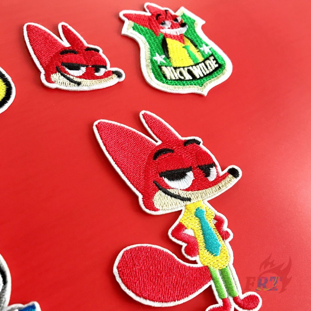 Miếng vá quần áo DIY bằng vải họa tiết hoạt hình Disney Zootopia xinh xắn