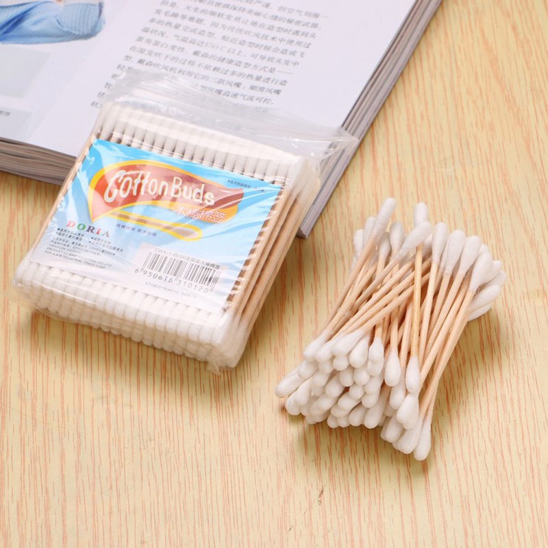 Bộ 80 tăm bông 2 đầu dùng vệ sinh