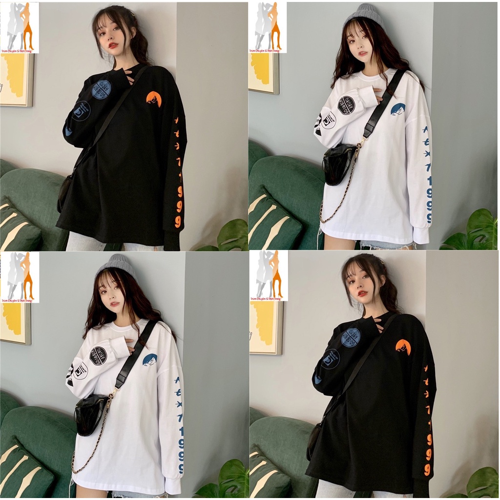 Áo thun dài tay unisex nam nữ - Trùm Chuyên Sỉ Thời Trang