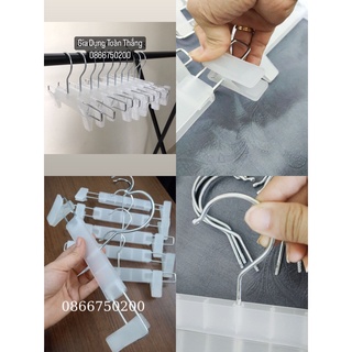 Móc kẹp quần áo, móc kẹp quần áo trẻ em chuyên dụng, kẹp chân váy - móc treo quần áo trẻ em
