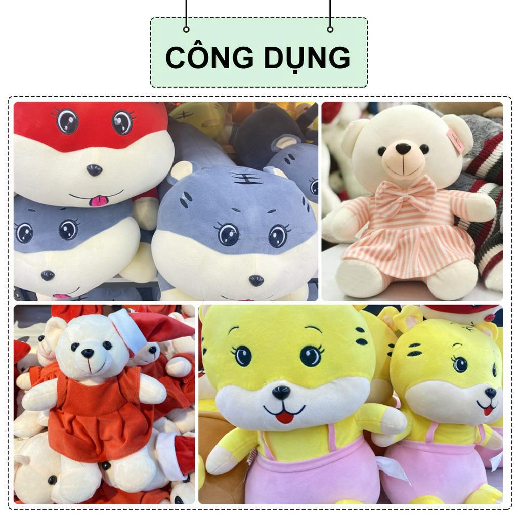 👀  50 Mũi GẤU BÔNG Teddy Mũi Thú Bông | Mũi Tam Giác | Mũi gấu bông ông già noel tuần lộc người tuyết