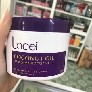 Hấp dầu Lacei Coconut Oil Hair Damaged Treatment 300ml