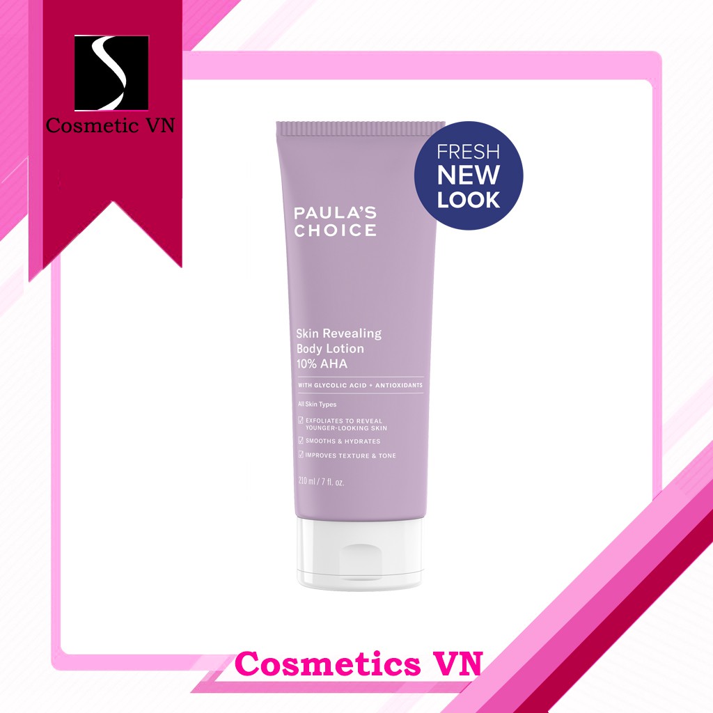 Resist Skin Revealing Body Lotion with 10% AHA – Paula’s Choice – Kem dưỡng thể 10% AHA