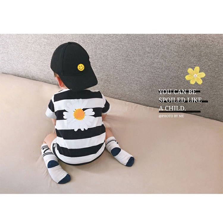 Mũ lưỡi trai hình mặt cười phong cách Hàn Quốc cho bé