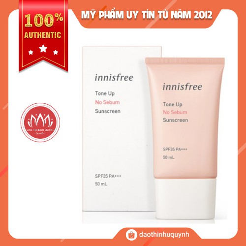 KEM CHỐNG NẮNG INNISFREE NOSEBUM CHO DA DẦU - HỖN HỢP THIÊN DẦU - DẦU MỤN