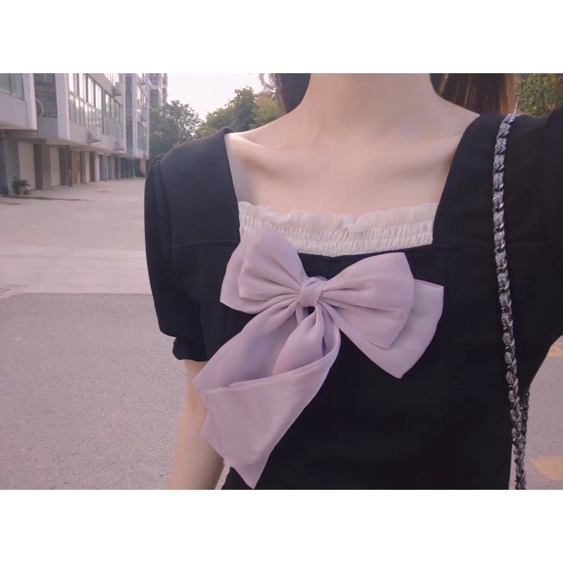 Váy đôi bạn thân phối no trẻ trung dễ thương