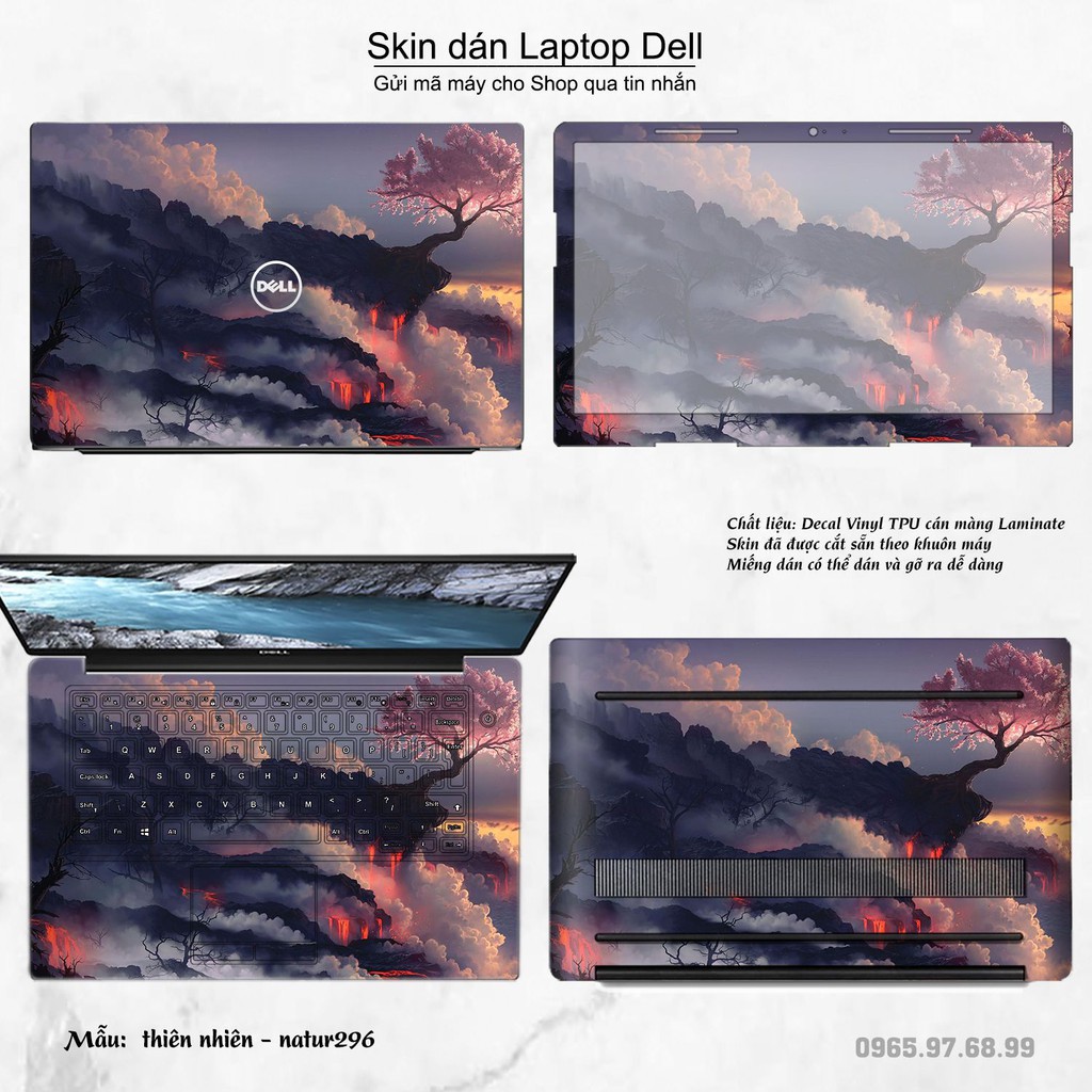 Skin dán Laptop Dell in hình thiên nhiên _nhiều mẫu 11 (inbox mã máy cho Shop)