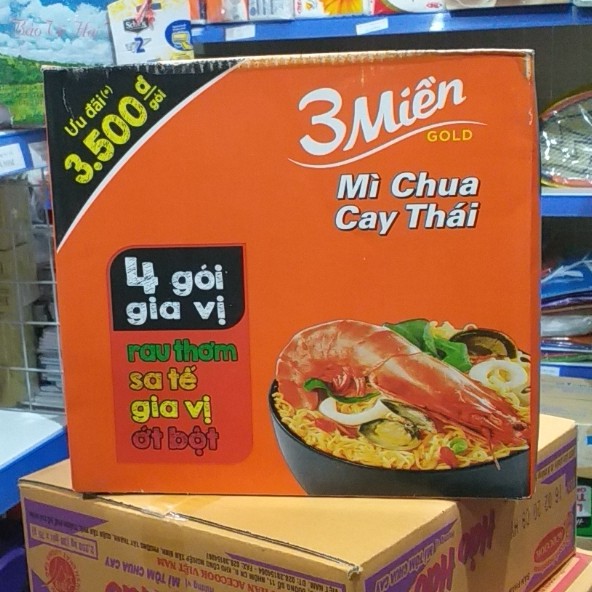 Mì 3 Miền gold ( 30 gói / 1 thùng)