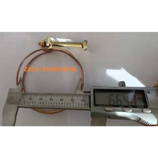 100 Cái cổ dê 2 dây, bu lông 6mm, siết ống nước phi 60mm